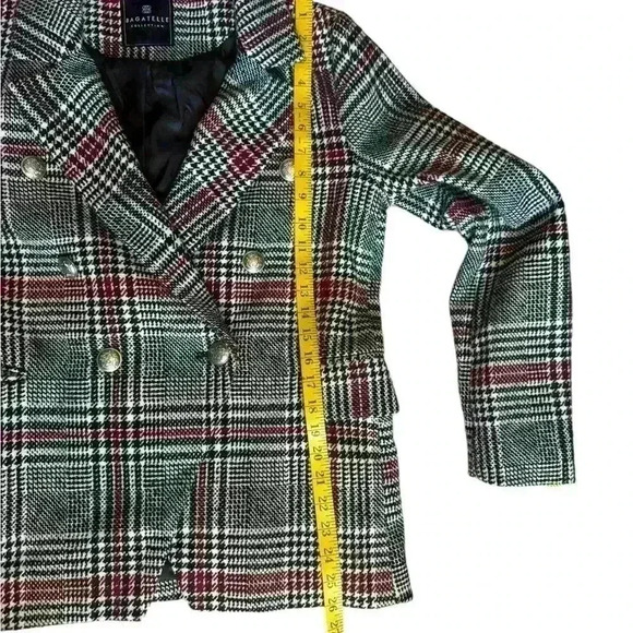Bagatelle Collection Plaid Blazer Multicolored. - Picture 10 of 14